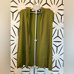 Cyrus Women's Olive Sleeveless Vest